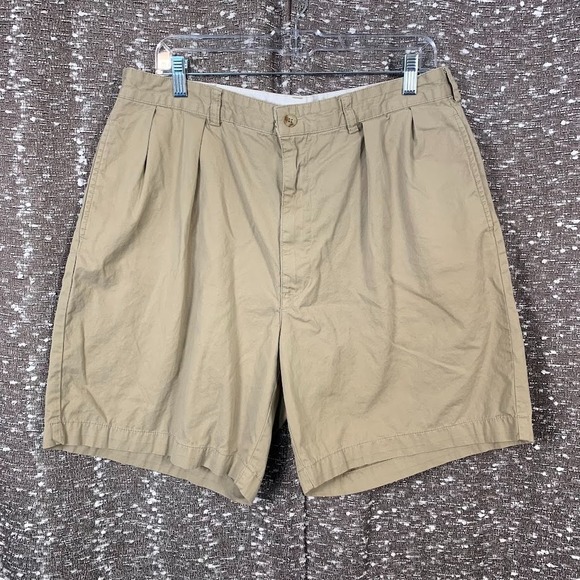 Polo Ralph Lauren Other - Vintage Polo Golf Ralph Lauren Khaki Chino Shorts Crest Badge Patch Men's 36